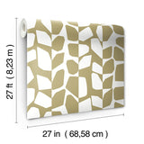 Wallpaper Primitive Vines Wallpaper // Gold Metallic