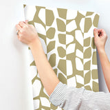 Wallpaper Primitive Vines Wallpaper // Gold Metallic