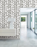 Wallpaper Primitive Vines Wallpaper // Silver Metallic
