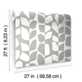 Wallpaper Primitive Vines Wallpaper // Silver Metallic