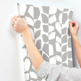 Wallpaper Primitive Vines Wallpaper // Silver Metallic