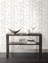 Wallpaper Primitive Vines Wallpaper // White & Cream