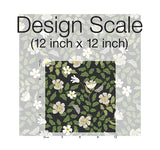 Wallpaper Primrose Peel & Stick Wallpaper // Off White & Black