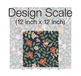 Wallpaper Primrose Peel & Stick Wallpaper // Rose & Navy