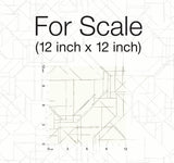 Wallpaper Prism Schematics Peel & Stick Wallpaper // Grey