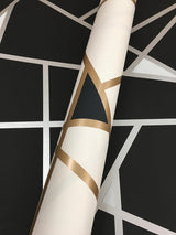 Wallpaper Prismatic Wallpaper // Black & Silver