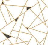 Wallpaper Prismatic Wallpaper // Gold & Black