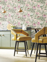 Wallpaper Protea Wallpaper // Blush