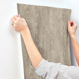 Wallpaper Quarter Sawn Wood Wallpaper // Brown