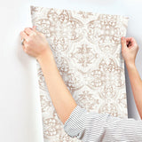 Wallpaper Quartet Wallpaper // Off White & Tan