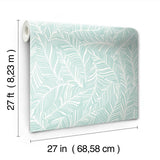 Wallpaper Rainforest Canopy Wallpaper // Aqua