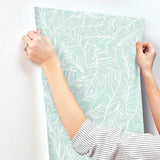 Wallpaper Rainforest Canopy Wallpaper // Aqua