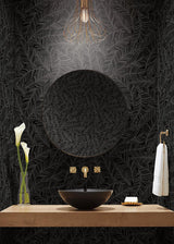 Wallpaper Rainforest Canopy Wallpaper // Black