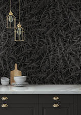 Wallpaper Rainforest Canopy Wallpaper // Black