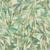 Wallpaper Rainforest Leaves Wallpaper // Teal