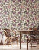 Wallpaper Rainforest Wallpaper // Cream