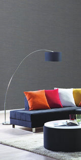 Wallpaper Ramie Weave Wallpaper // Grey