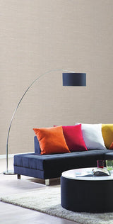 Wallpaper Ramie Weave Wallpaper // Light Grey