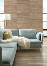 Wallpaper Raw Jute Grasscloth Wallpaper // Metallic