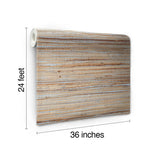 Wallpaper Raw Jute Grasscloth Wallpaper // Metallic
