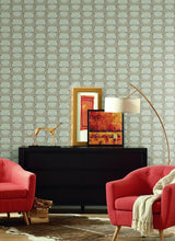 Wallpaper Reclining Cheetahs Peel & Stick Wallpaper // Taupe