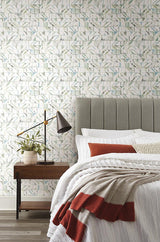 Wallpaper Refraction Peel & Stick Wallpaper // Blue