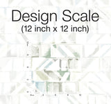 Wallpaper Refraction Peel & Stick Wallpaper // Blue