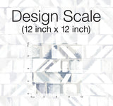 Wallpaper Refraction Peel & Stick Wallpaper // Blue & Grey