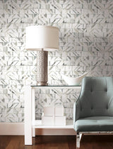 Wallpaper Refraction Peel & Stick Wallpaper // Neutral