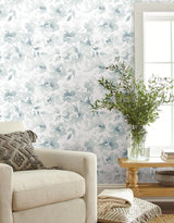 Wallpaper Renewed Floral Wallpaper // Blue