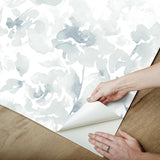 Wallpaper Renewed Floral Wallpaper // Blue