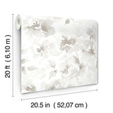 Wallpaper Renewed Floral Wallpaper // Neutral 