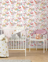 Wallpaper Reverie Peel & Stick Wallpaper // Coral