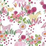 Wallpaper Reverie Peel & Stick Wallpaper // Pink & Green