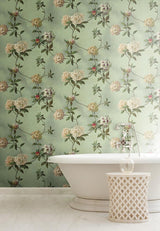 Wallpaper Rhododendron Script Wallpaper // Blue