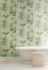 Wallpaper Rhododendron Script Wallpaper // Blue