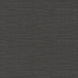 Wallpaper Ribbon Bamboo Wallpaper // Black & Silver Metallic