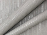 Wallpaper Ribbon Bamboo Wallpaper // Silver Metallic