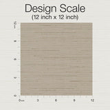 Wallpaper Ribbon Bamboo Wallpaper // Silver Metallic