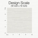 Wallpaper Ribbon Bamboo Wallpaper // White & Silver Metallic