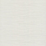 Wallpaper Ribbon Bamboo Wallpaper // White & Silver Metallic