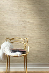 Wallpaper River Grass Wallpaper // Beige