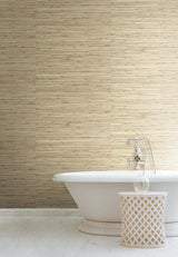 Wallpaper River Grass Wallpaper // Beige