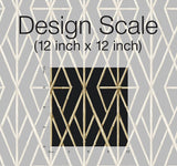 Wallpaper Riviera Bamboo Trellis Wallpaper // Black