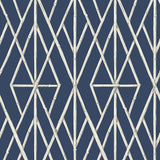 Wallpaper Riviera Bamboo Trellis Wallpaper // Navy