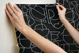 Wallpaper Robotics Peel & Stick Wallpaper // Black