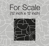 Wallpaper Robotics Peel & Stick Wallpaper // Black