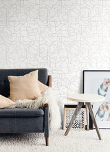 Wallpaper Robotics Peel & Stick Wallpaper // Grey