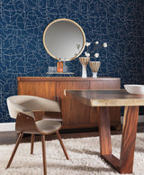 Wallpaper Robotics Peel & Stick Wallpaper // Navy