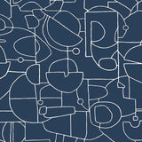 Wallpaper Robotics Peel & Stick Wallpaper // Navy